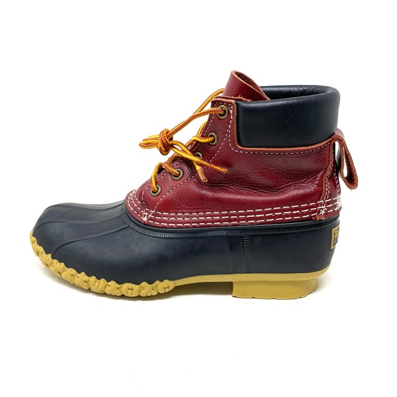 L.L. Bean Shoes - L.L. Bean 6" Duck Boots Womens burgundy red medium width